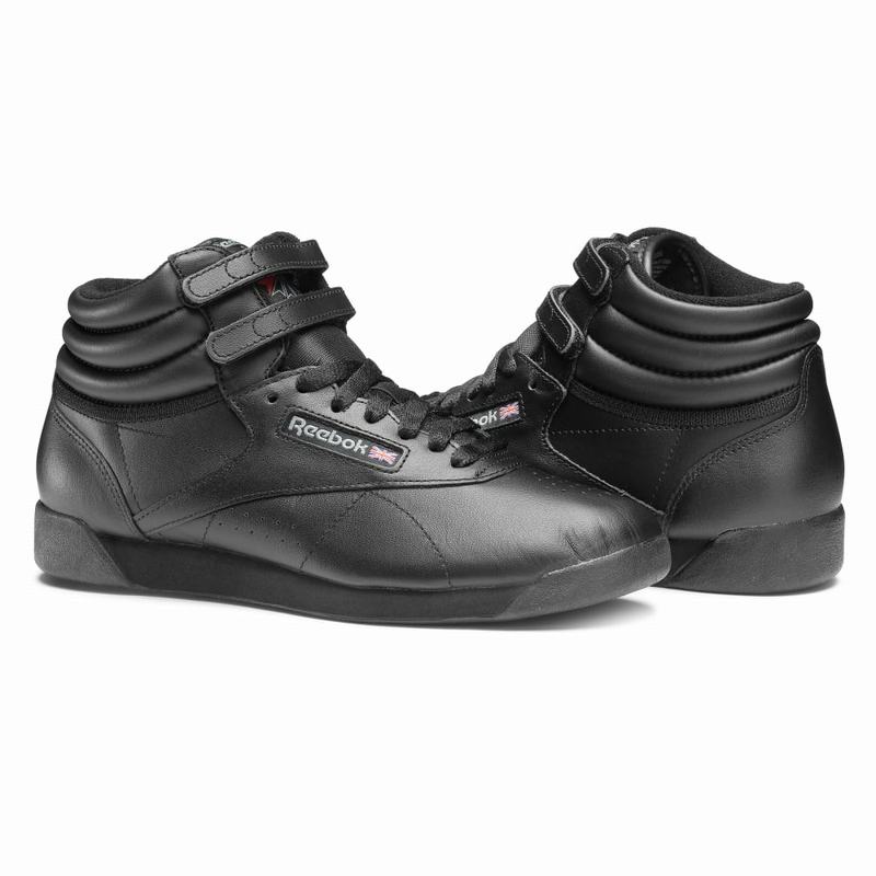 Tenisi Reebok Freestyle Hi Dama Negrii Romania BU3406SI